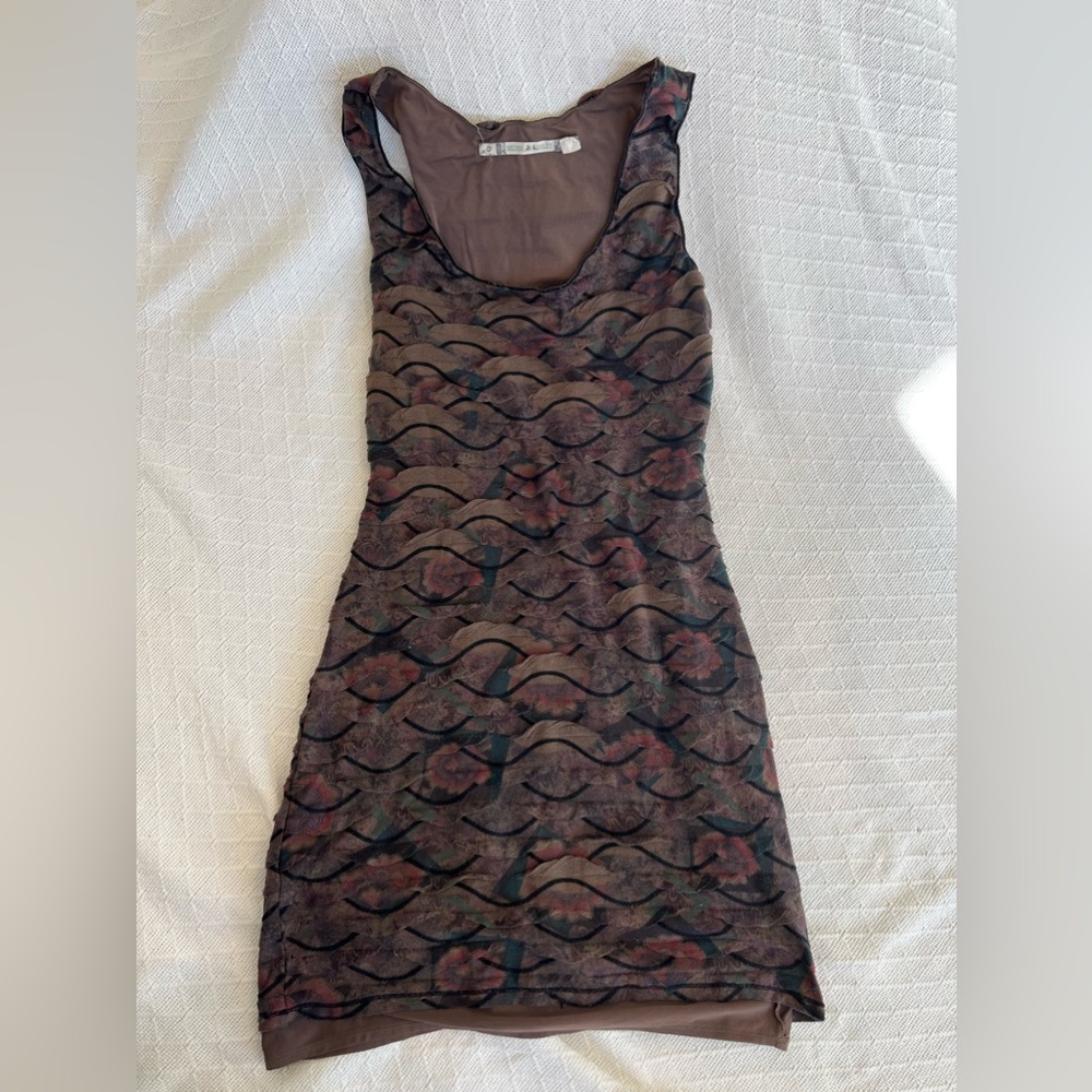 Unique mini dress